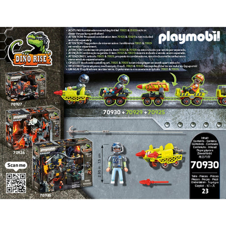 Playmobil Dino Rise – Bauspielzeug Minenkreuzer (70930)