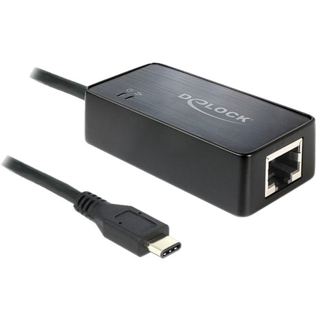 Delock USB-C - Gigabit LAN Adapter (schwarz)