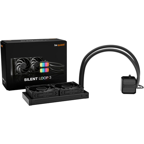 Ruhig sein! Silent Loop 3 240 Wasserkühlung (schwarz, 4-Pin-PWM)