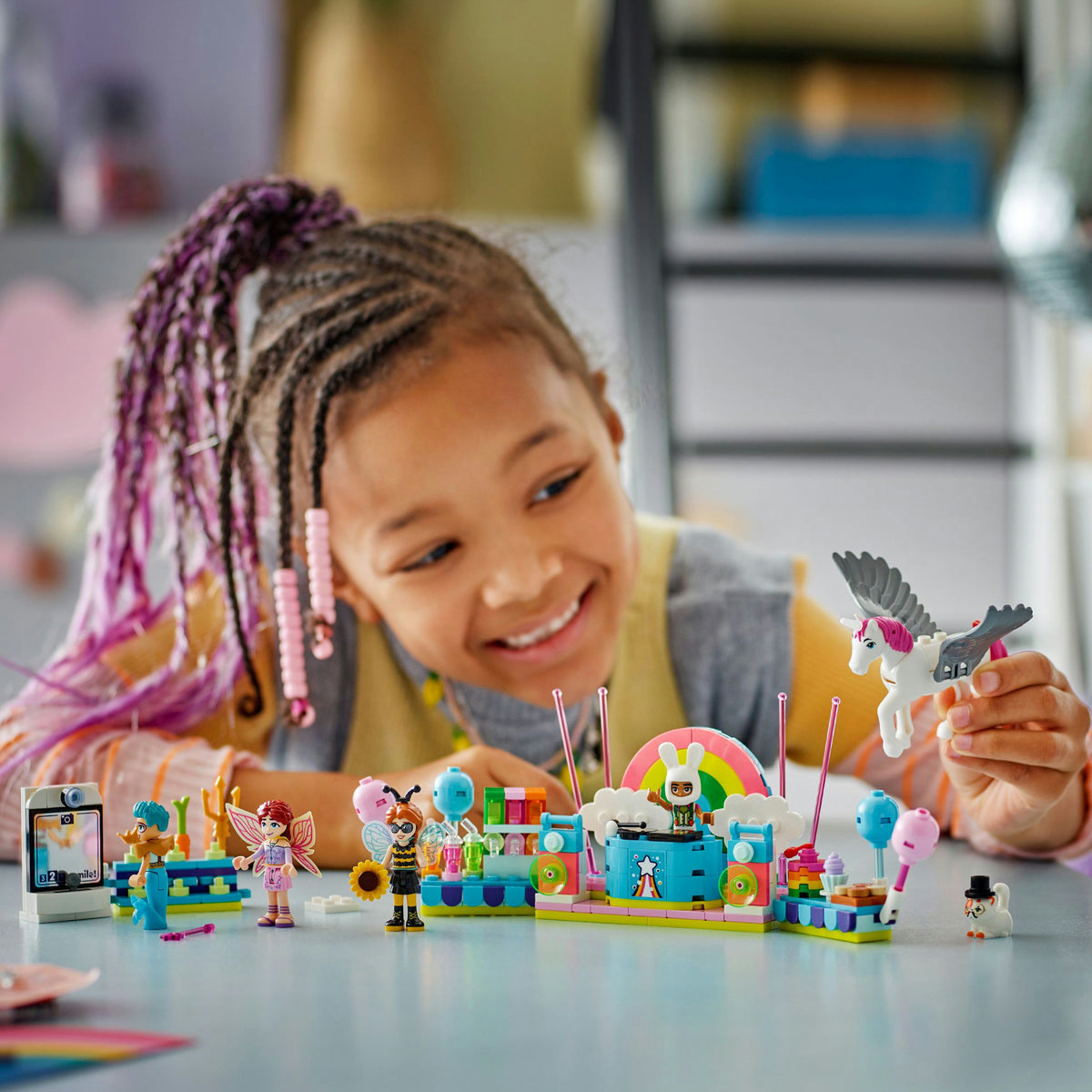 Lego® Friends Kostümparty mit Einhorn und Fee – 42661