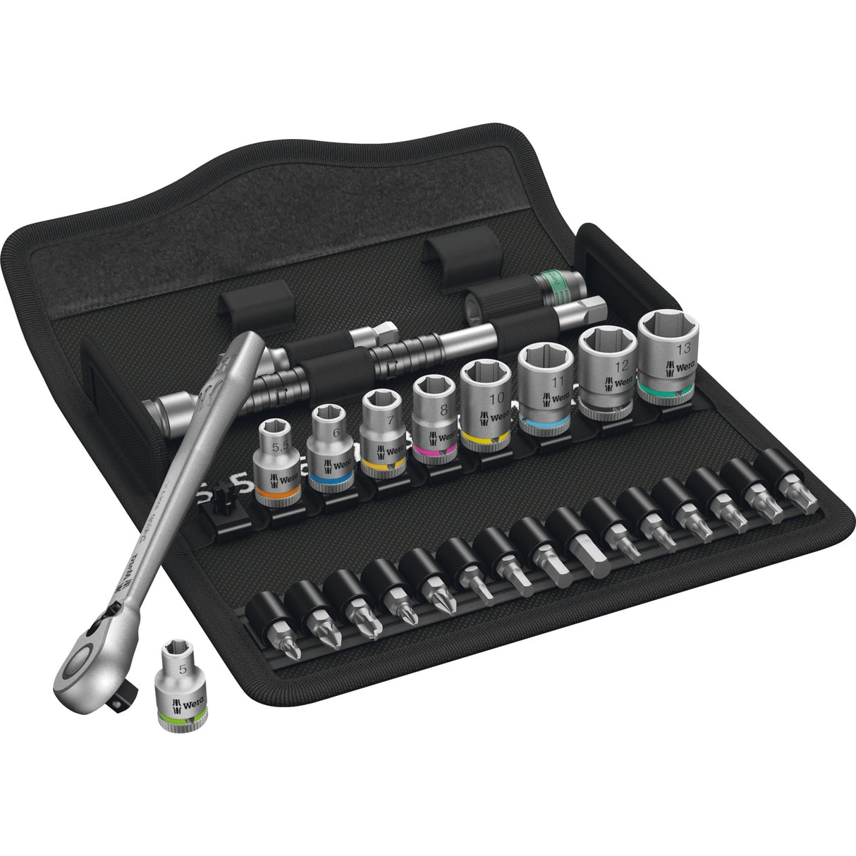 Wera 8100 SA 8 Zyklop Metal-Reatelset-Set, Schaltpall 1 4