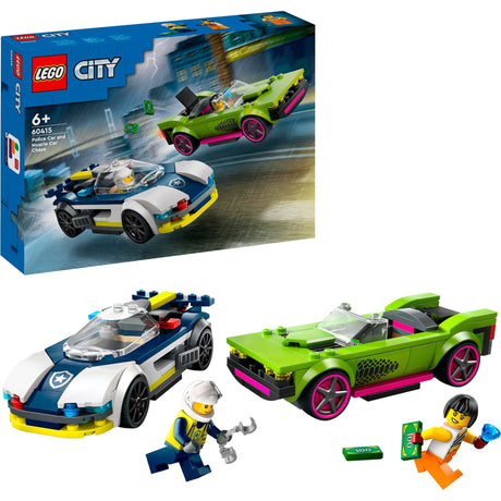 Lego Polizeiauto und rasante Verfolgungsjagd – 60415