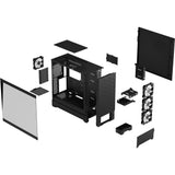 Fractal Design Pop XL Air RGB Big Tower Gehäuse (schwarz | 2x USB-A | RGB | gehärtetes Glas)