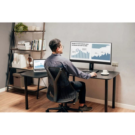 Viewsonic VA3820C UWQHD+ 21:9 gebogener Monitor mit USB-C-Hub 38 Ultrawide (schwarz, 2x HDMI, 1x Displayport, USB-C, USB-B)