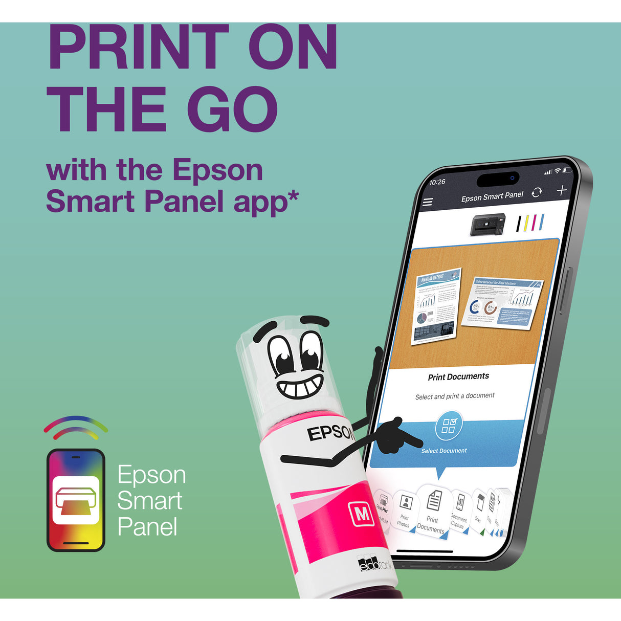 EPSON ECOTANK ET-2850 A4 Multifunktional Wi-Fi-Drucker