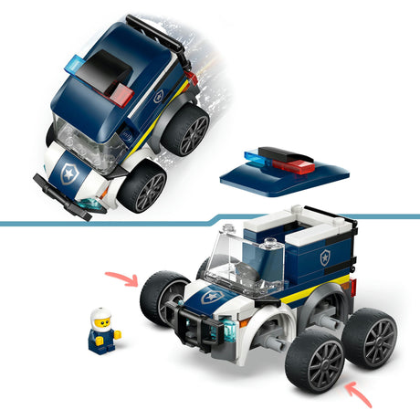 Lego City Brick Rides 60481 Fahrzeuge Polizeiauto | 2 Stk