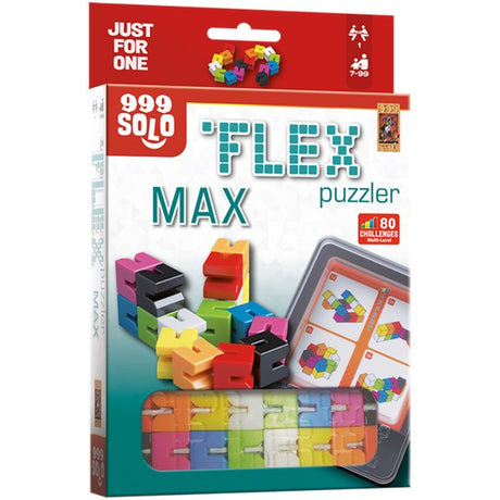 999Games 999 Games Flex Puzzler Max Denkspiel (Niederländisch, 1 Spieler, ab 7 Jahren, 80 Aufgaben)
