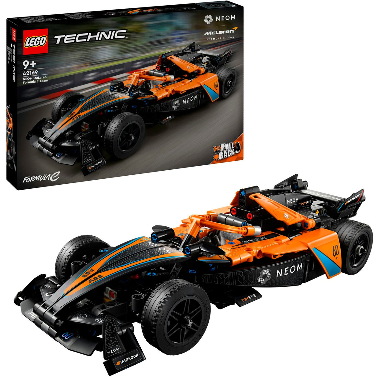 LEGO Technic 42169 Neom McLaren Formel E Rennwagen
