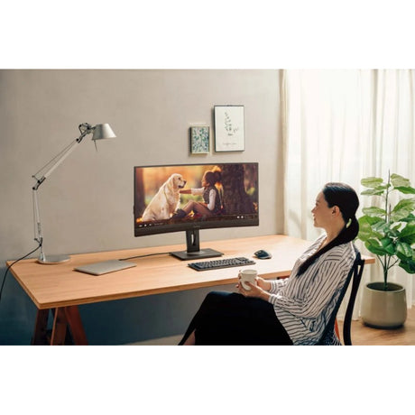Viewsonic VA3820C UWQHD+ 21:9 gebogener Monitor mit USB-C-Hub 38 Ultrawide (schwarz, 2x HDMI, 1x Displayport, USB-C, USB-B)