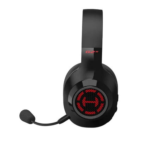 Edifier G2 S Wireless 7.1 Gaming Headset Over-Ear Gaming Headset (Schwarz Rot, RGB, Bluetooth 2,4 GHz USB)