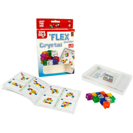 999Games 999 Games Flex Puzzler Crystal Denkspiel (Niederländisch, 1 Spieler, ab 7 Jahren, 80 Aufgaben)