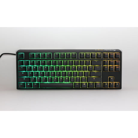 Ducky One 3 Classic TKL RGB mechanische Tastatur (Schwarz, US-Layout (QWERTY), Cherry MX Speed Silver, 80 % (TKL), RGB-LEDs, Double-Shot PBT, Hot-Swap-fähig, Quack-Mechanik)