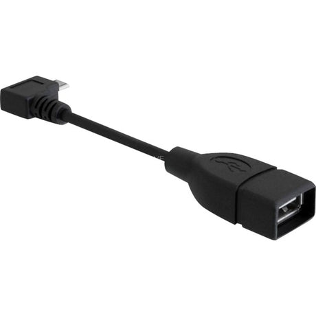 Delock Micro USB-B > USB-A 2.0 Adapter (schwarz, 0,11 Meter)