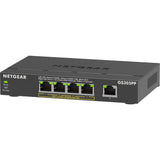 Netgear 5-Port-Gigabit-Ethernet-PoE+-Unmanaged-Switch (GS305PP) (schwarz)