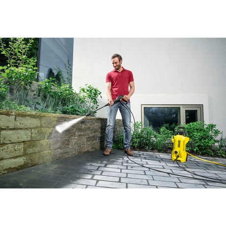 Kärcher k2 power control high-pressure cleaner - 110 bar - 360 l h - 20 m² h - app support - suitable for, among others. small cars - bicycles - garden furniture - garden chairs