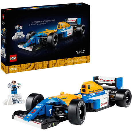 Lego-Ikonen Williams Racing FW14B und Nigel Mansell Formel-1-Auto – 10353