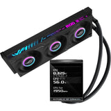 Asus rog strix lc iv 360 argb lcd waterkoeling (zwart)
