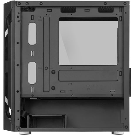 Silverstone sst-fah1mb-pro Midi-Tower-Gehäuse (schwarz | 3x USB-A | RGB | gehärtetes Glas)