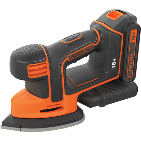 Black+Decker Bdcds18 18 V 1 x 1,5 Ah Maus-Detailschleifer – Bdcds18-qw