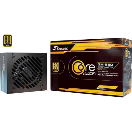 Seasonic Core GX-650-V2 modulares 650-Watt-Netzteil (schwarz, 1x 12V-2x6, 2x PCIe)