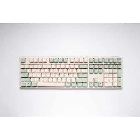 Ducky One 3 Matcha, Tastatur (cremegrün, US-Layout, Cherry MX Brown, PBT Double Shot, Hot Swap)