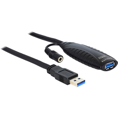 Delock USB 3.0 aktives Verlängerungskabel (schwarz, 10 Meter)