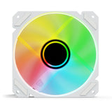 Sharkoon Shark Mirror RGB-PWM-Umkehrgehäuselüfter (weiß, 120 x 120 x 25 mm)