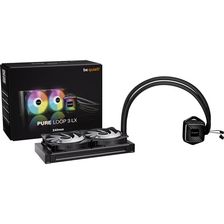 Ruhig sein! Pure Loop 3 lx 240 Wasserkühlung (schwarz, pwm)