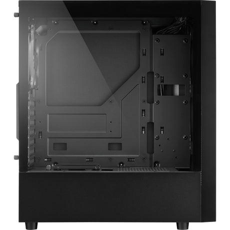 Sharkoon RGB Slider Midi-Tower-Gehäuse (schwarz | 3x USB-A | RGB | gehärtetes Glas)
