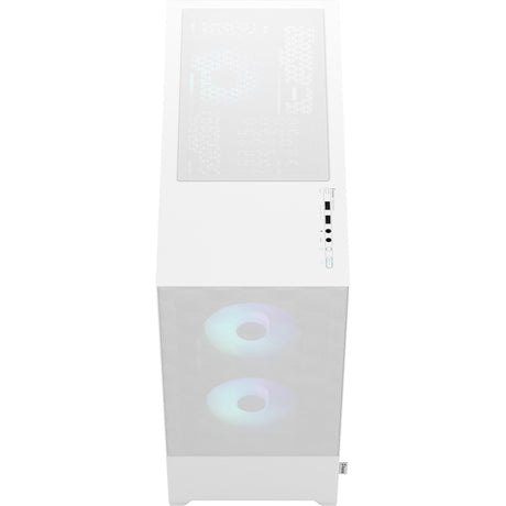 Fractal Design Pop Air RGB Midi-Tower-Gehäuse (weiß | 2x USB-A | RGB | gehärtetes Glas)