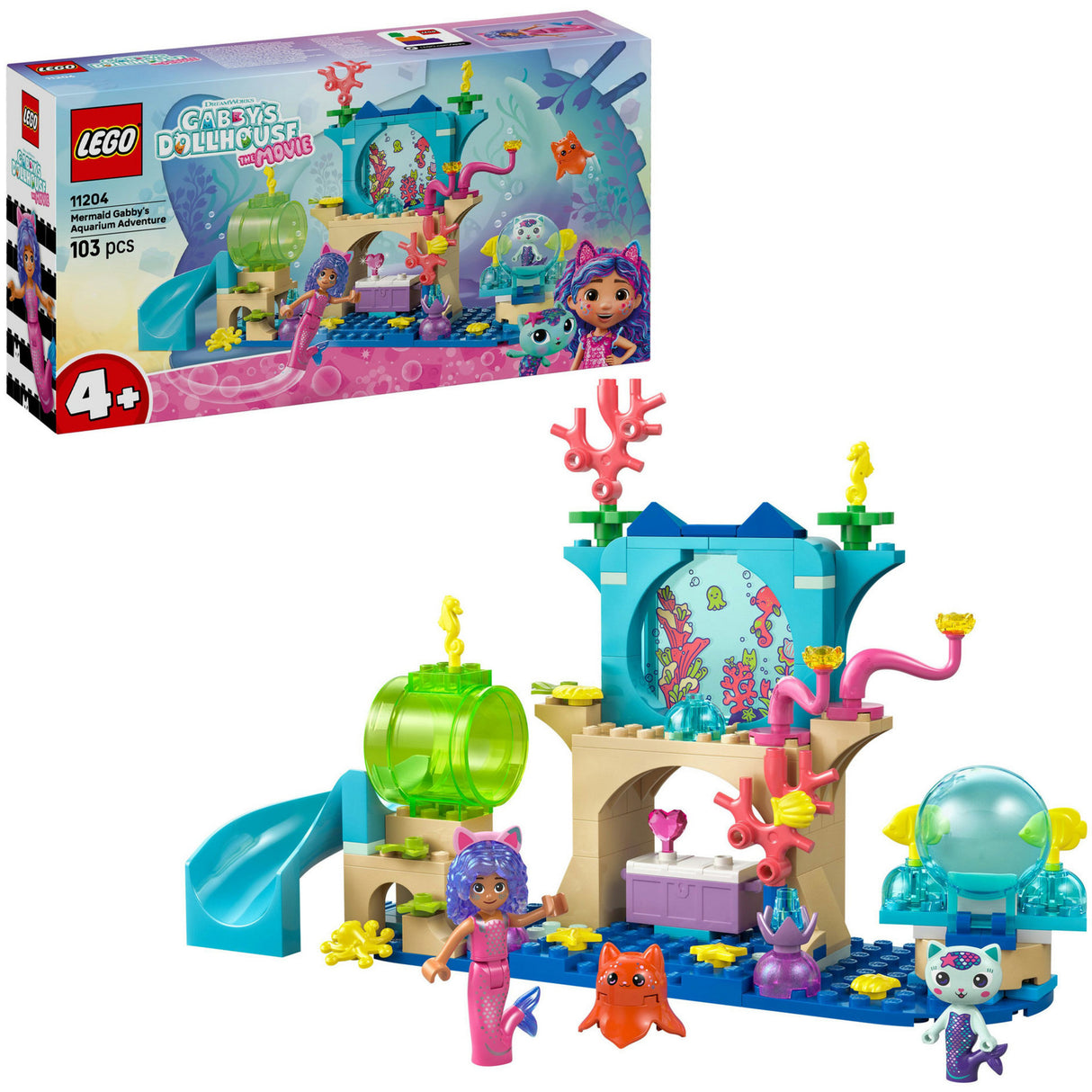 Lego Gabbys Puppenhaus 11204 Meerjungfrau Gabbys Aquarium-Abenteuer