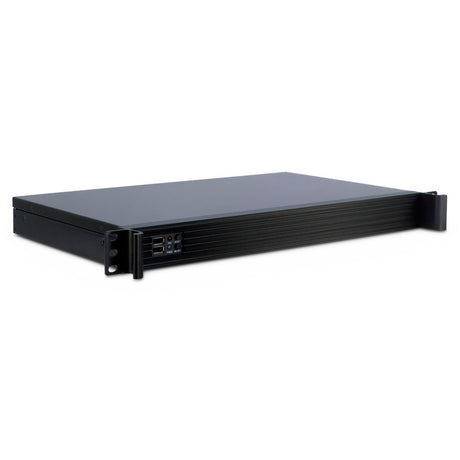 Inter-tech 1u k-126l Rackgehäuse (schwarz | 2x USB-A)
