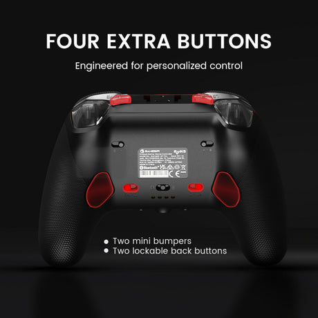 Gamesir G7 Pro Tri-Mode – Shadow Ember Gamepad (schwarz dunkelrot, Xbox Series X|s, Xbox One, PC, Android, Steam)