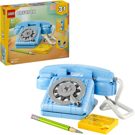Lego® Creator 3in1 Retro-Telefon, Vintage-Telefon – 31174