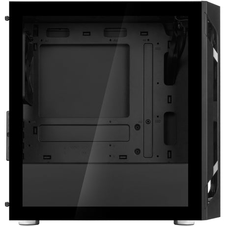 Silverstone sst-fah1mb-g Midi-Tower-Gehäuse (schwarz | 3x USB-A | gehärtetes Glas)