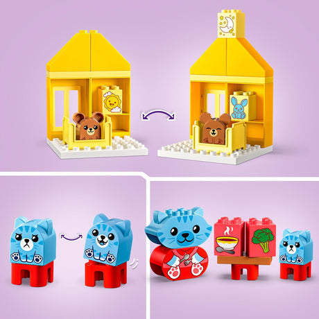 Lego Duplo – Alltagsgewohnheiten – Konstruktionsspielzeug zum Essen und Schlafen (10414)