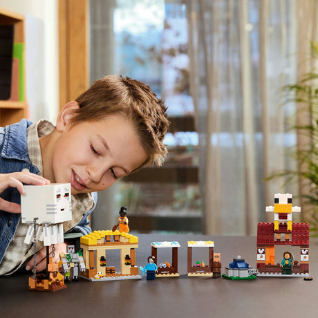 Lego Minecraft: Der schreckliche Ballonangriff auf das Dorf – 21273