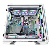 Thermaltake View 51 tg Snow Argb Edition Midi-Tower-Gehäuse (weiß | 4x USB-A | 1x USB-C | RGB | Fenster)