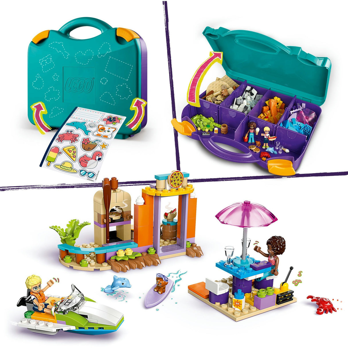Lego 42672 Friends kreativer Strandkoffer