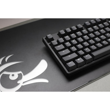 Mechanische Tastatur von Ducky Origin Phantom Black (Schwarz, US-Layout (QWERTZ), Cherry MX Brown, 100 %, Hot-Swap, PBT-Double-Shot-Tastenkappen)