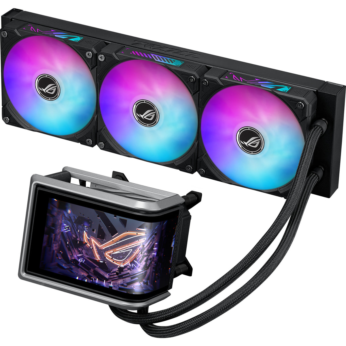 Asus rog ryuo iv 360 argb waterkoeling (zwart)