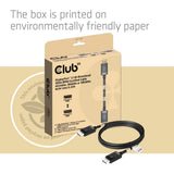 Club 3D DisplayPort 2.1 bidirektional, Vesa DP80-zertifiziert
