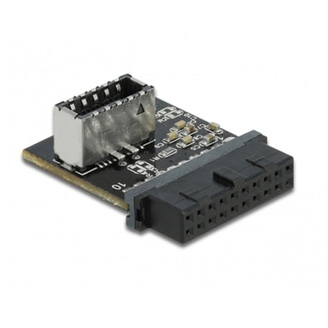 Delock USB 3.0 Adapter Pin Header Buchse auf Internal Key A Buchse (schwarz)