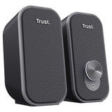 Trust ador 2.0-luidsprekerset pc-luidspreker (zwart grijs)