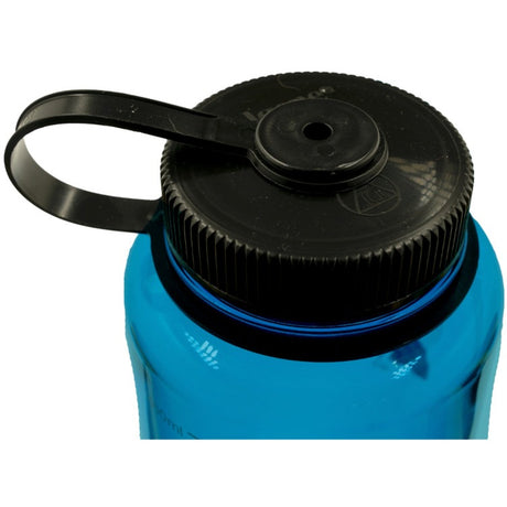 Nalgene Trinkflasche Wide Mouth Sustain Silo 1,5 Liter (transparent blau)