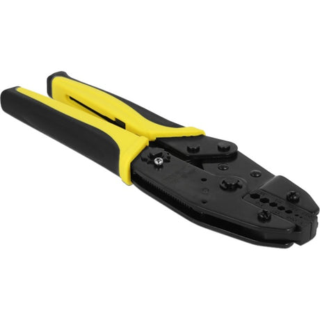 Delock Universal-Koax-Crimpzange (schwarz gelb, 7 Durchmesser)