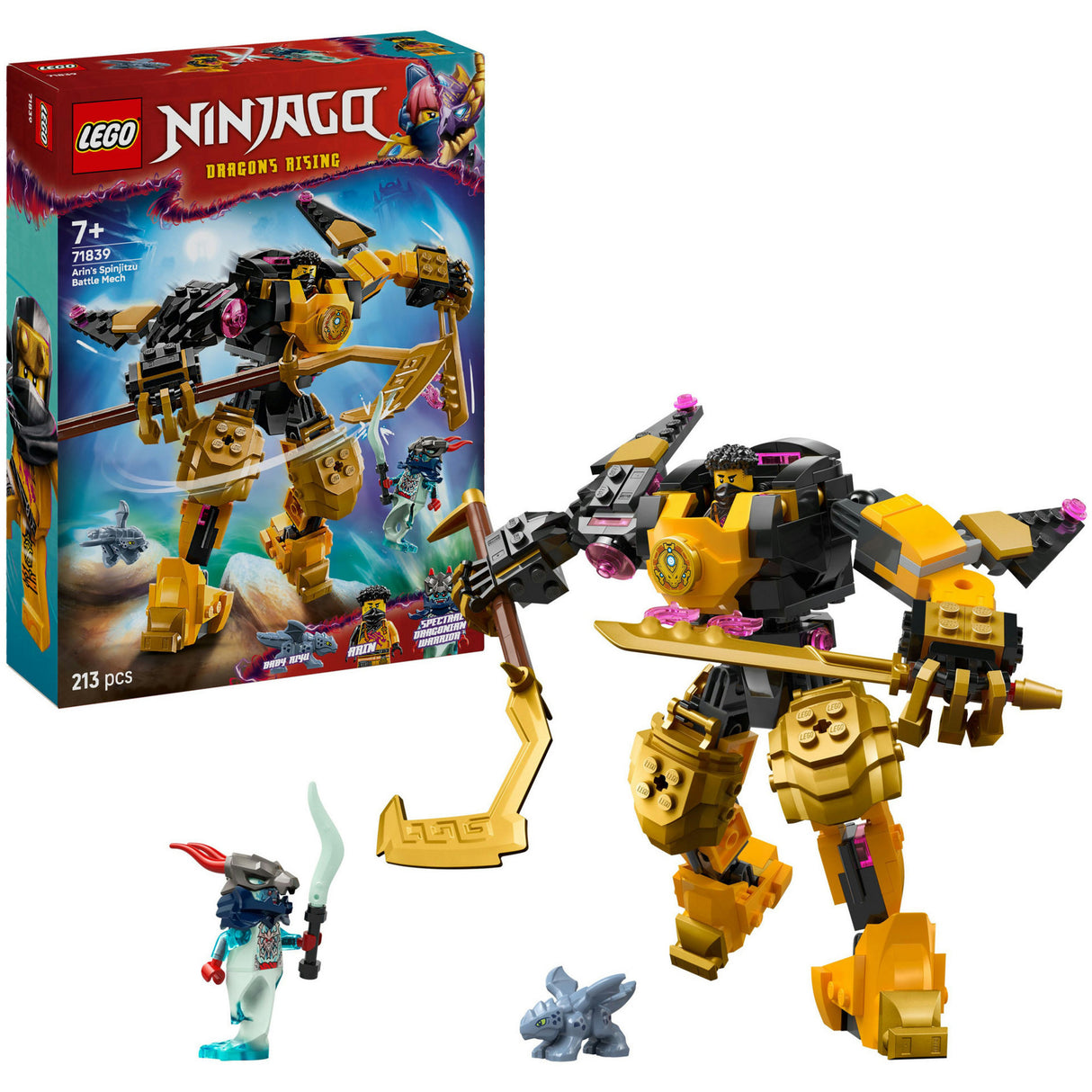 Lego Ninjago 71839 Arins Spinjitzu-Kampfmech