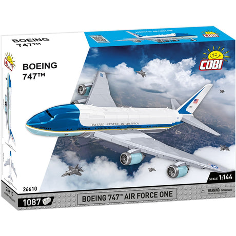 Cobi boeing 747 air force one constructiespeelgoed (schaal 1:144)