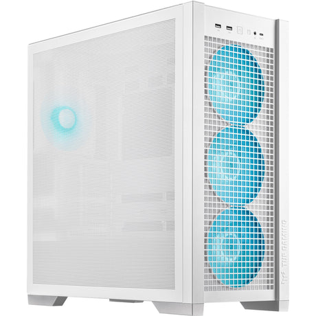 Asus TUF Gaming GT302 ArGB Midi-Tower-Gehäuse (weiß | 2x USB-A | 1x USB-C | RGB | gehärtetes Glas)