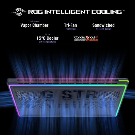 Asus rog strix g18 g815lp-s9164w 18 gaming laptop (donkergrijs | ultra 9 275hx | rtx 5070 | 32 gb | 1 tb ssd)